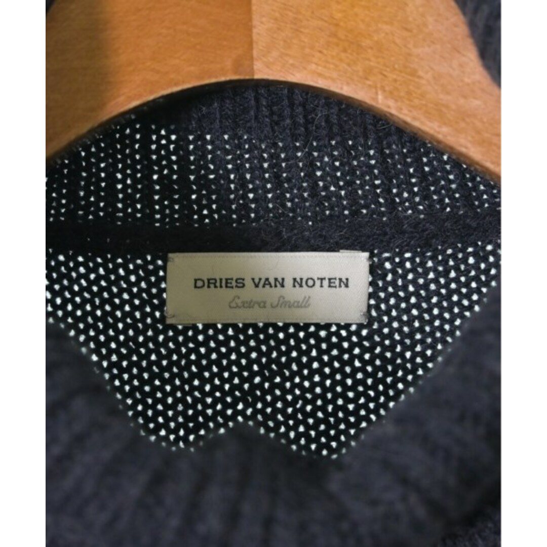 DRIES VAN NOTEN(ドリスヴァンノッテン)のDRIES VAN NOTEN ドリスヴァンノッテン ニット・セーター XS 紺 【古着】【中古】 メンズのトップス(ニット/セーター)の商品写真