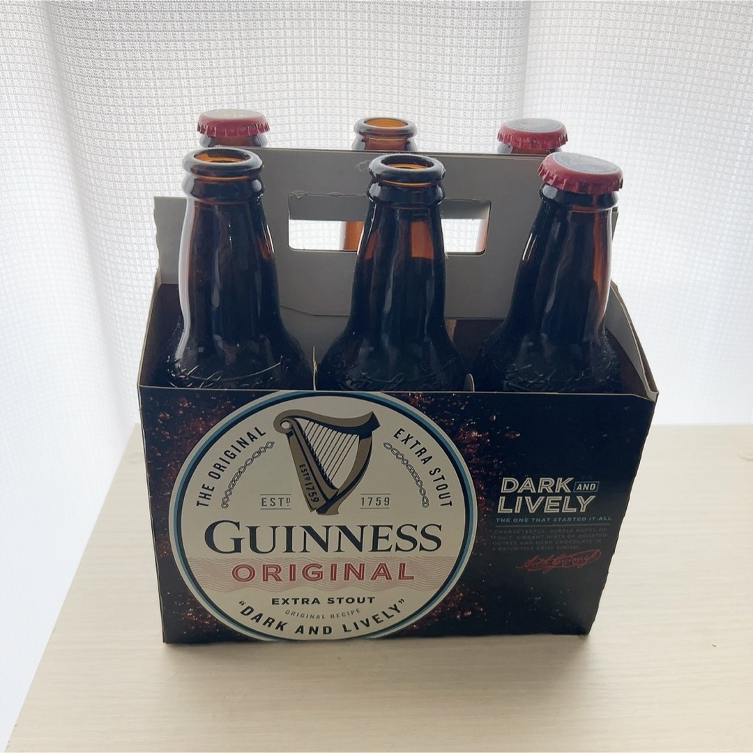 値下中！GUINNESS ORIGINAL ギネスオリジナル ギネスビール 空瓶 食品/飲料/酒の酒(ビール)の商品写真