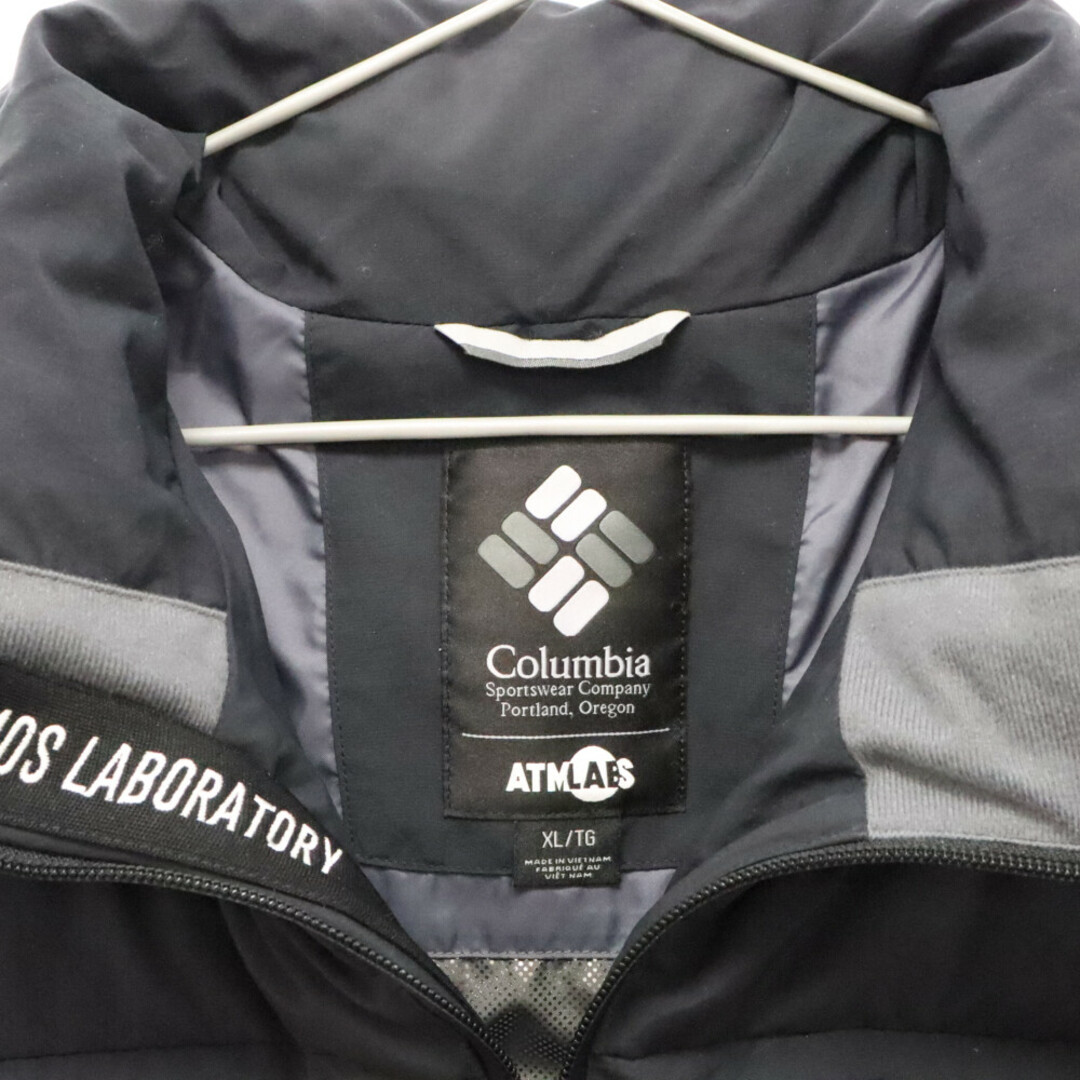 Columbia(コロンビア)のColumbia コロンビア 19AW×atmos Kingston Canal Text Jacket×アトモス キングストンキャナルテクストジャケット ダウンジャケット PM1924 ブラック メンズのジャケット/アウター(ダウンジャケット)の商品写真