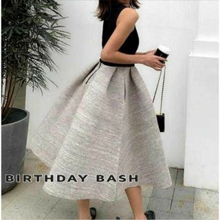 バースデーバッシュ(BIRTHDAY BASH)のBIRTHDAY BASH クルーネックバルーンドレス(ロングワンピース/マキシワンピース)