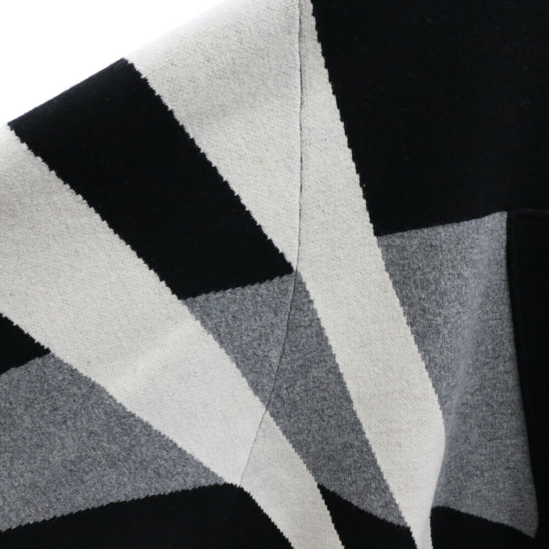 Balenciaga(バレンシアガ)のBALENCIAGA バレンシアガ 22SS SPORTY B ロゴ刺繍オーバーサイズニットセーター 675301-T4119 ブラック メンズのトップス(ニット/セーター)の商品写真