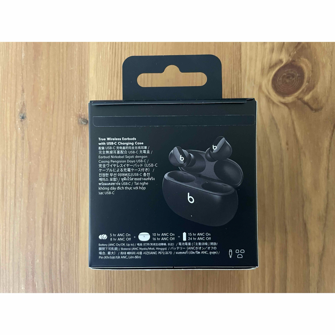 Beats(ビーツ)の2月3日購入【新品・開封済・未使用】beats studio buds スマホ/家電/カメラのオーディオ機器(ヘッドフォン/イヤフォン)の商品写真