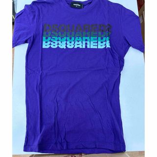 ディースクエアード(DSQUARED2)のDSQUARED2Tシャツダークパープル　イタリアサイズS(Tシャツ/カットソー(半袖/袖なし))