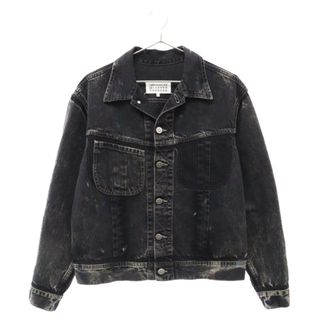 Maison Martin Margiela - Maison Margiela メゾンマルジェラ 23SS Painted Black Denim Jacket ペイント加工 デニムジャケット ブラック S50AM0577 S30842