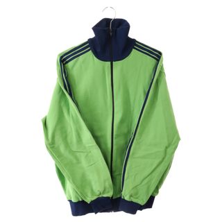 アディダス(adidas)のadidas アディダス 70S VINTAGE デサント製 トレフォイル ハイネック スリーストライプ トラックジャケット ジャージ グリーン/ブルー(フライトジャケット)