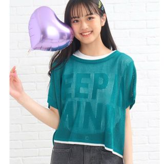 PINK-latte - （新品）ピンクラテ  【2点SET】メッシュロゴニットS