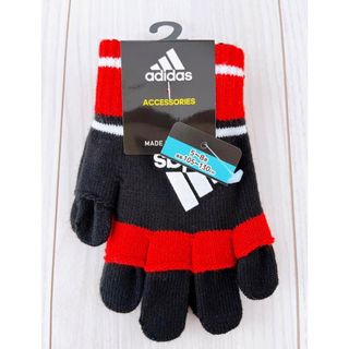 アディダス(adidas)のadidas アディダス　ツーレイヤード  手袋　キッズ　5歳〜8歳　新品未使用(手袋)