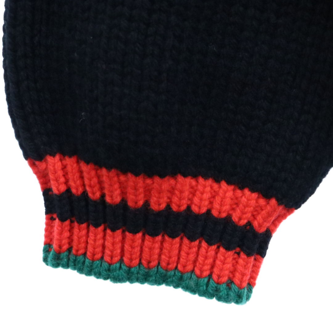 Gucci(グッチ)のGUCCI グッチ 19AW Cable Knit Sweater ケーブルニット セーター ブラック 548115 X1561 メンズのトップス(ニット/セーター)の商品写真