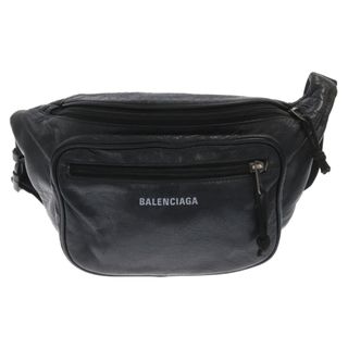 バレンシアガ(Balenciaga)のBALENCIAGA バレンシアガ エクスプローラー ウェスト バッグ レザー ボディバッグ ブラック 529550(ウエストポーチ)