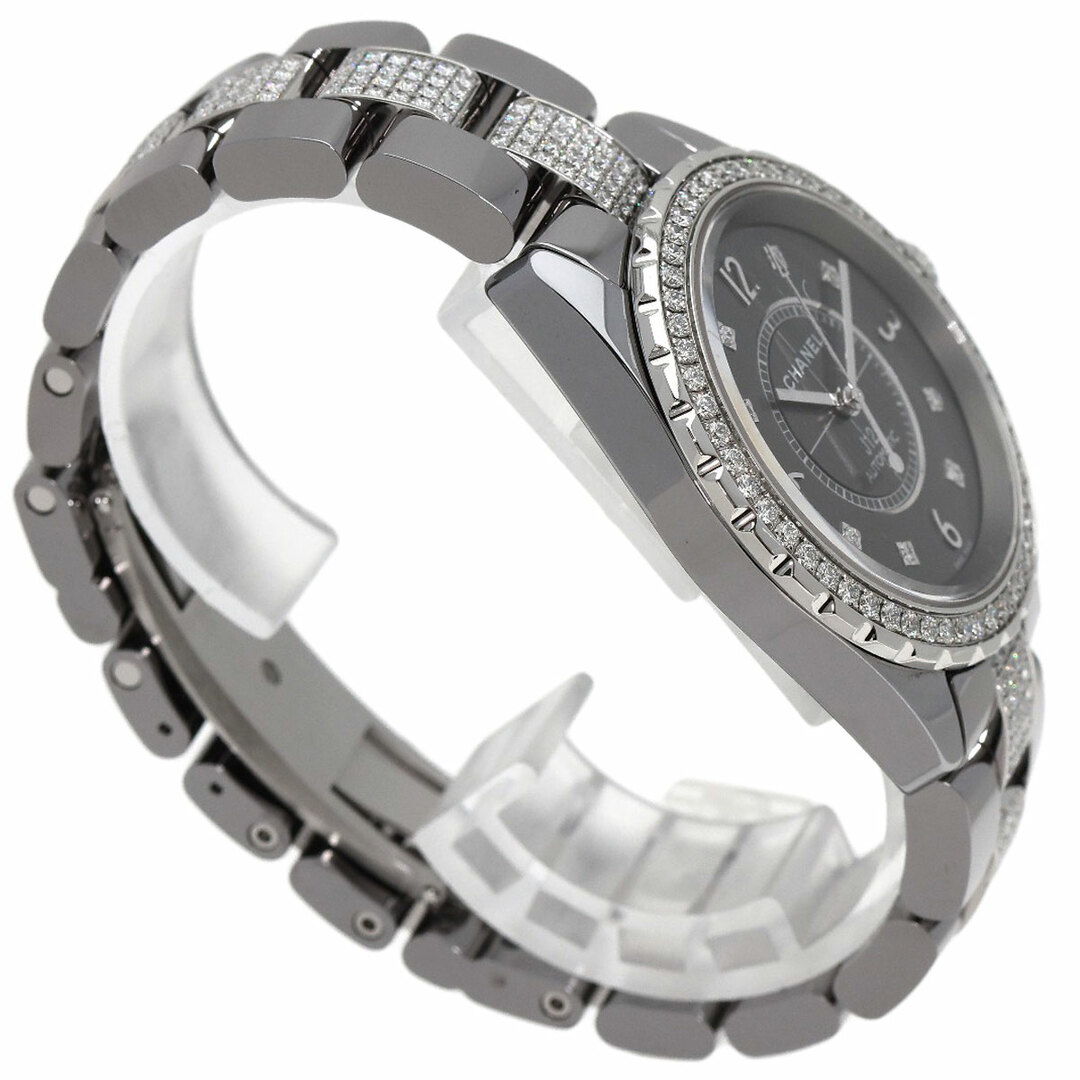 CHANEL(シャネル)のCHANEL H3106 J12 クロマティック 38mm ベゼルダイヤモンド 腕時計 チタンセラミック チタンセラミック ダイヤモンド メンズ メンズの時計(腕時計(アナログ))の商品写真
