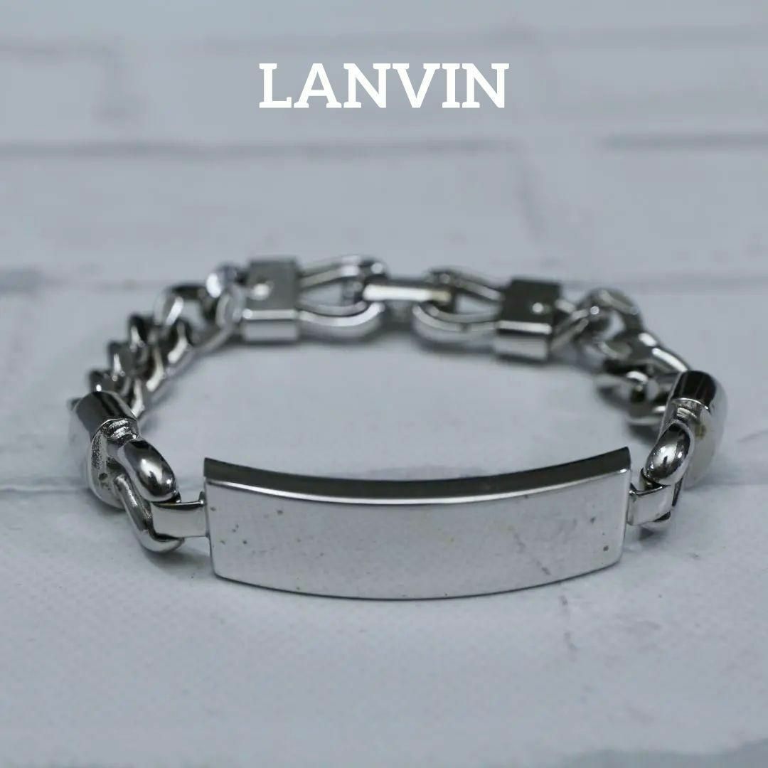 LANVIN(ランバン)の【匿名配送】LANVIN ランバン ブレスレット シルバー チェーン レディースのアクセサリー(ブレスレット/バングル)の商品写真