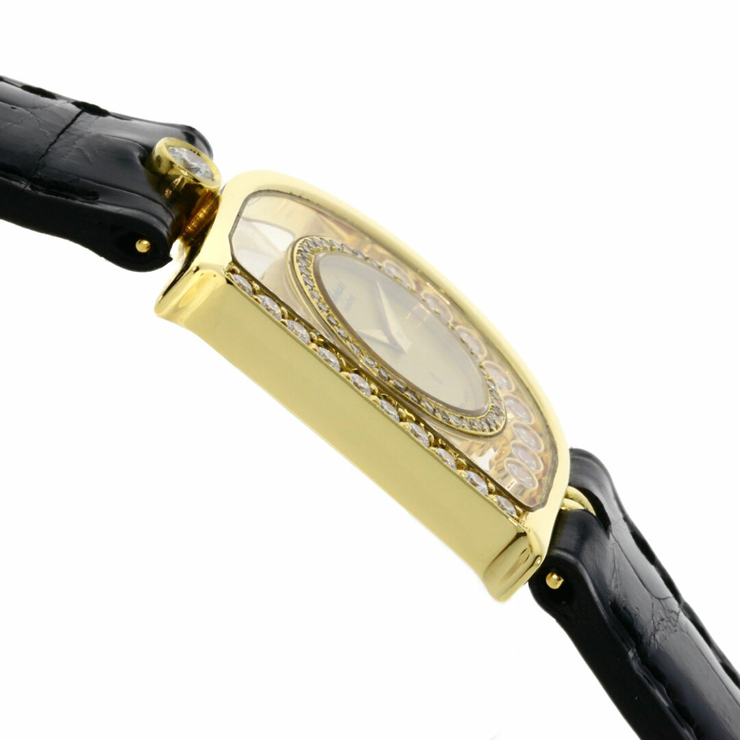 Chopard(ショパール)のChopard H2698 ハッピーダイヤモンド メーカーコンプリート 腕時計 K18YG 革 レディース レディースのファッション小物(腕時計)の商品写真