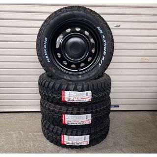 ナンカン(ナンカン)の《ネオキャロ》ナンカンFT-9 ゴツゴツ◆165/65R14◆ホワイトレター(タイヤ・ホイールセット)