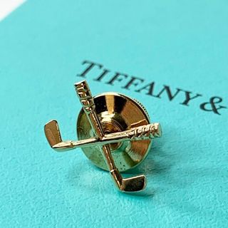 ティファニー(Tiffany & Co.)のティファニー ゴルフ ゴールド タイピン メンズ ネクタイ スーツ 14K(ネクタイピン)