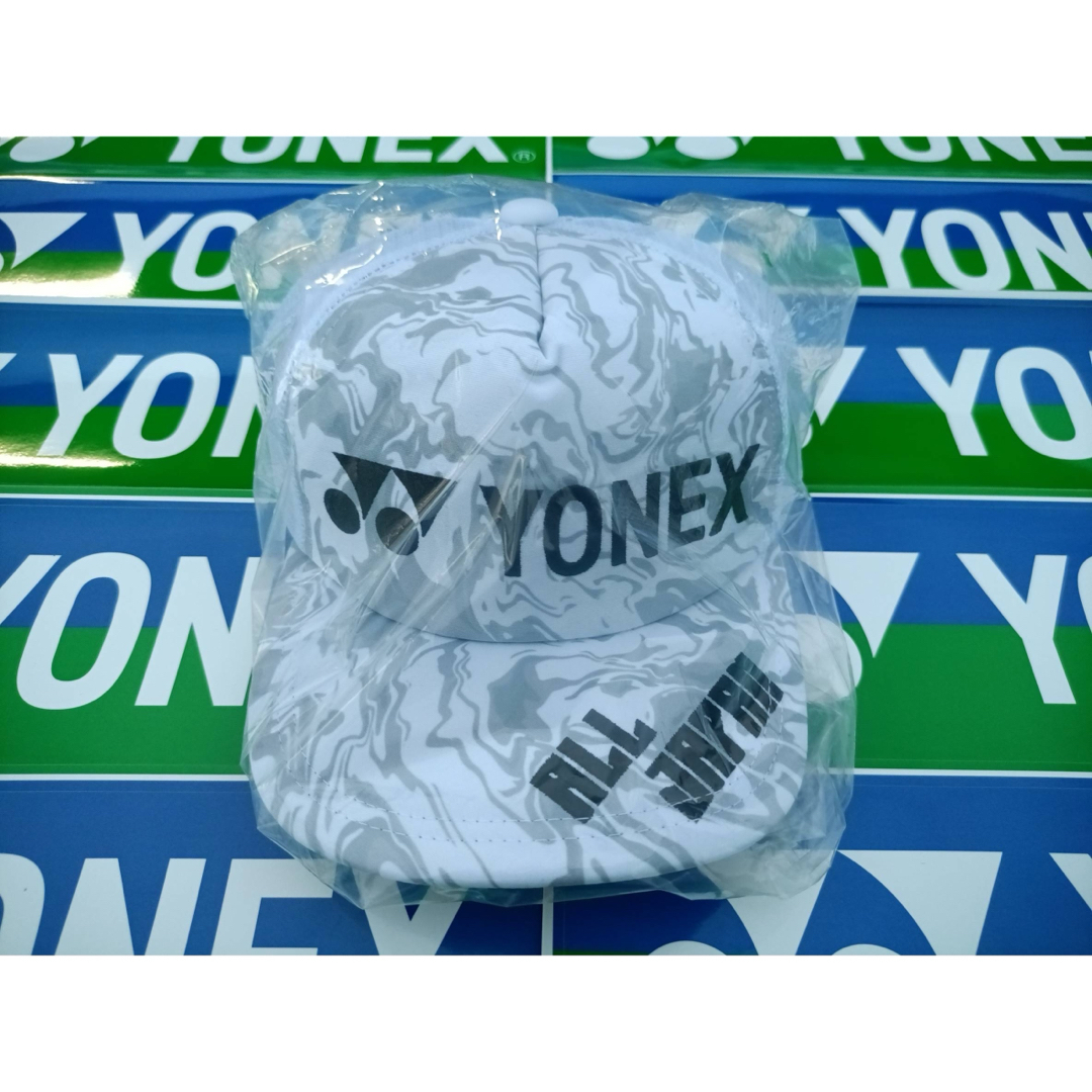 YONEX(ヨネックス)のYONEX'24年カタログ未掲載限定ALL JAPANメッシュキャップ(UNI) スポーツ/アウトドアのテニス(その他)の商品写真