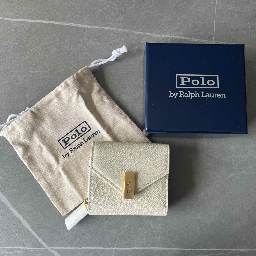 POLO RALPH LAUREN(ポロラルフローレン)のpolo by Ralph Lauren🐎ID レザー　コンパクトウォレット　 レディースのファッション小物(財布)の商品写真