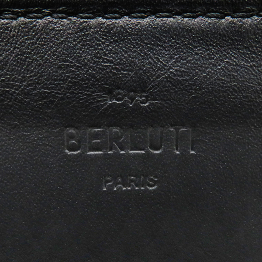 Berluti(ベルルッティ)のベルルッティ BERLUTI コインケース L字ファスナー カードケース ヴェネチアンレザー ブラウン シルバー金具 カリグラフィ― 茶  E0292P【中古】 メンズのファッション小物(コインケース/小銭入れ)の商品写真