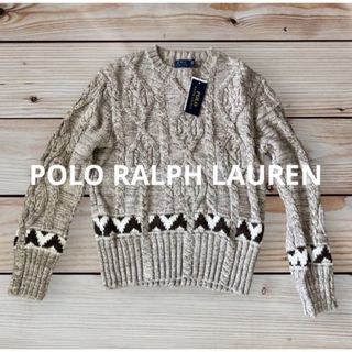 ポロラルフローレン(POLO RALPH LAUREN)のPOLO ラルフローレン　コットンセーター　小さめサイズ　米国購入　新品(ニット/セーター)