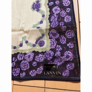 ランバン(LANVIN)のランバン❣️大判ハンカチ(ハンカチ)