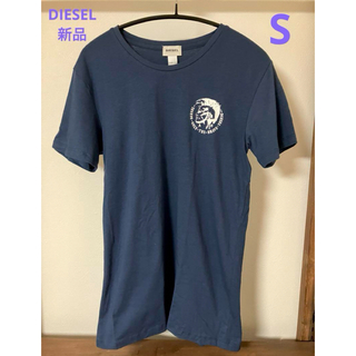ディーゼル(DIESEL)の新品 DIESEL ディーゼル Tシャツ S ネイビー 胸ロゴ ブレイヴマン(Tシャツ/カットソー(半袖/袖なし))
