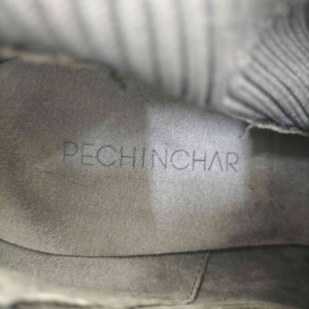 PECHINCHAR(ペシンシャ) フリル×ラインリブソックスブーツ レディース レディースの靴/シューズ(ブーティ)の商品写真