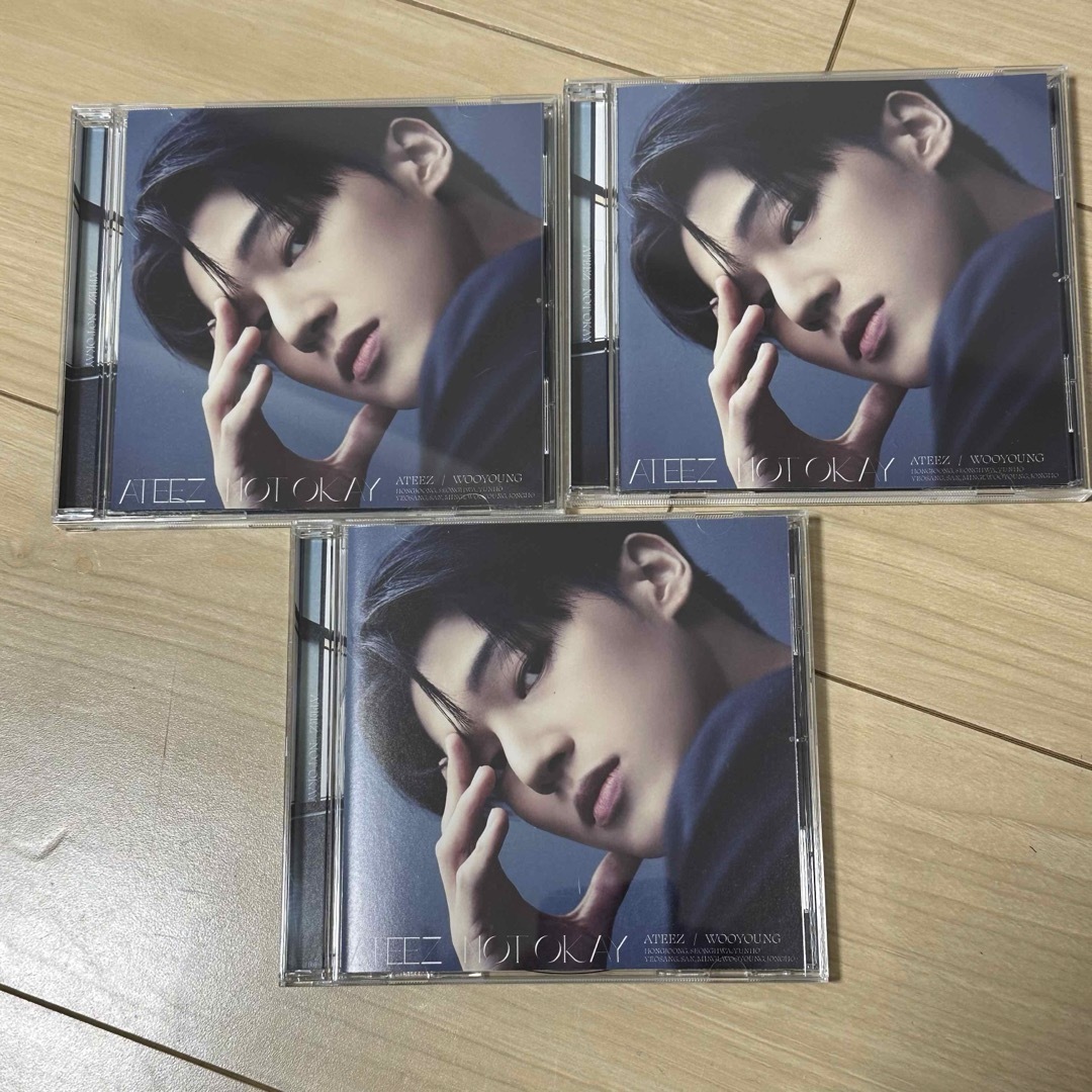 ATEEZ(エイティーズ)のATEEZ NOT OKAY ソロ盤 ウヨン　3枚セット エンタメ/ホビーのCD(K-POP/アジア)の商品写真