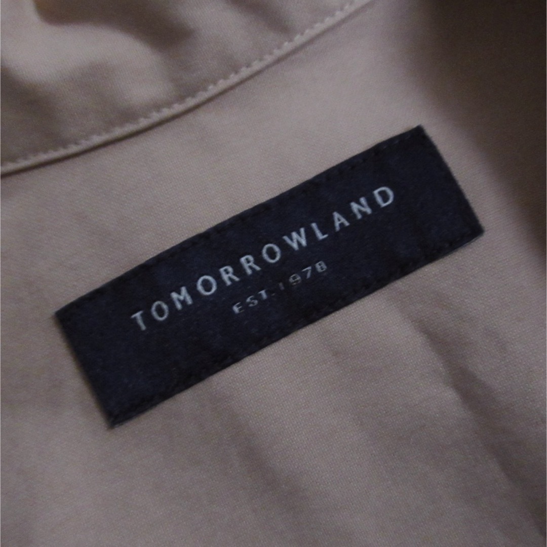 TOMORROWLAND(トゥモローランド)のTOMORROW LAND コットン オープンカラー 開襟 シャツ L トップス メンズのトップス(シャツ)の商品写真