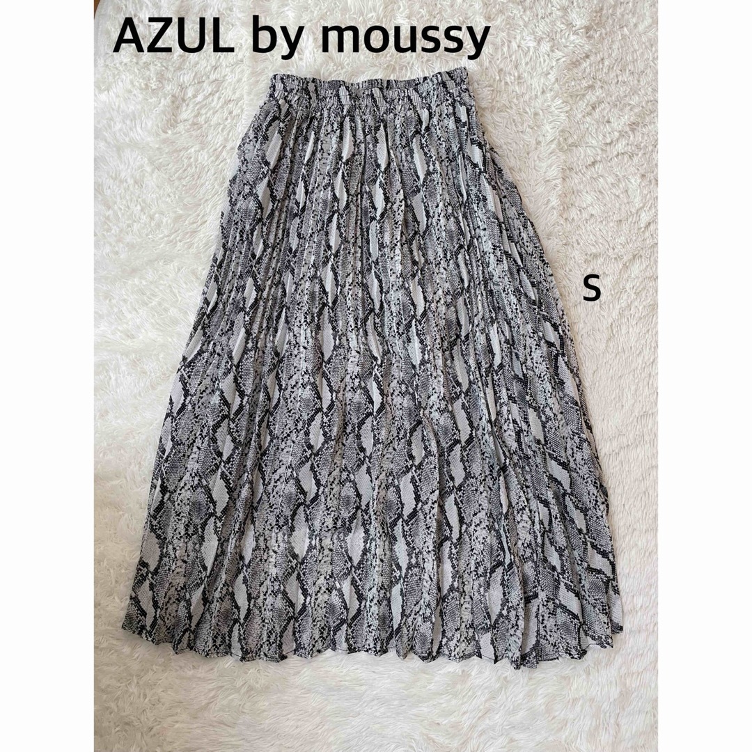 AZUL by moussy(アズールバイマウジー)の【AZUL by moussy】レディース ロングスカート シフォン プリーツ レディースのスカート(ロングスカート)の商品写真