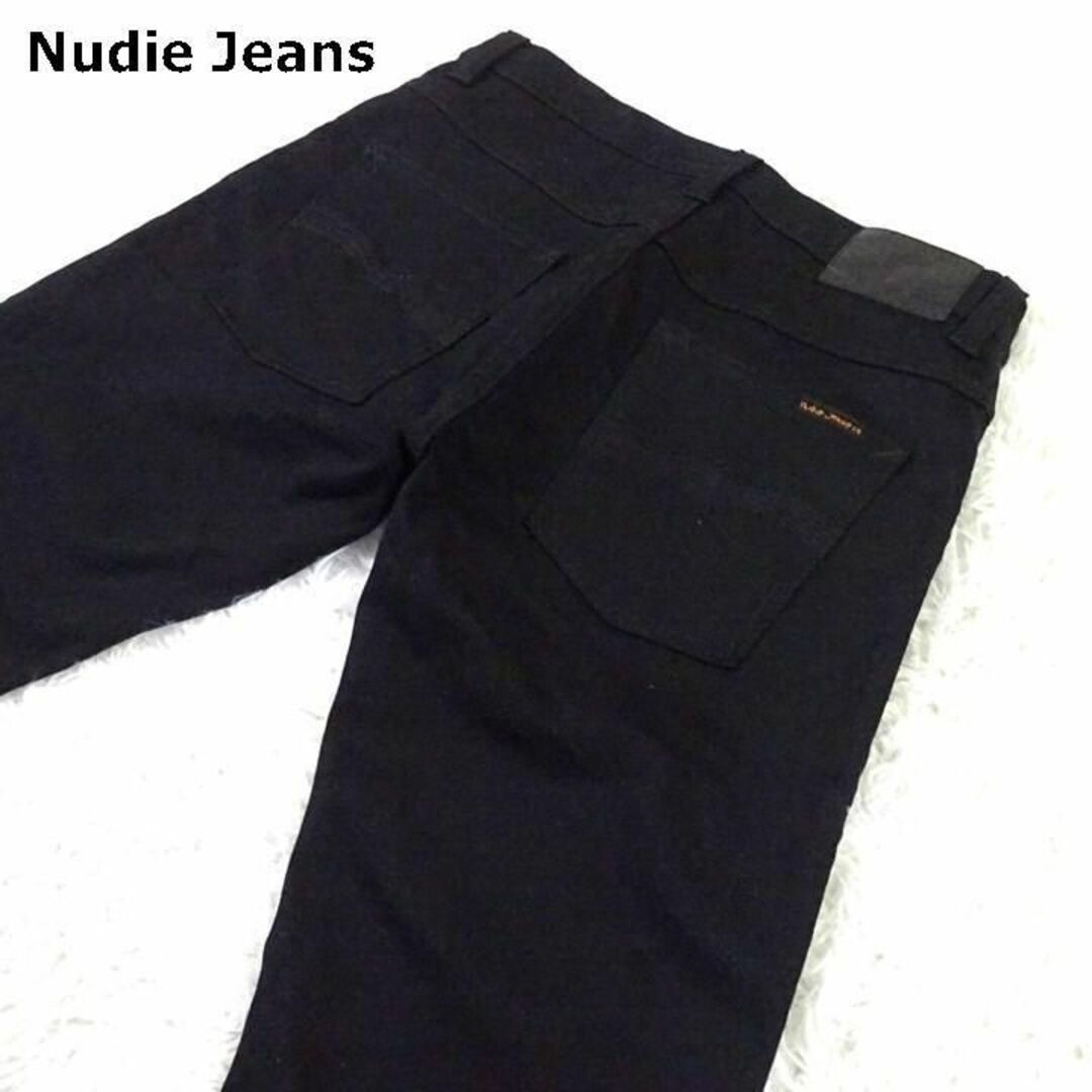 Nudie Jeans(ヌーディジーンズ)のヌーディージーンズ　Grim Tim　DRY EVER BLACK　W32 メンズのパンツ(デニム/ジーンズ)の商品写真