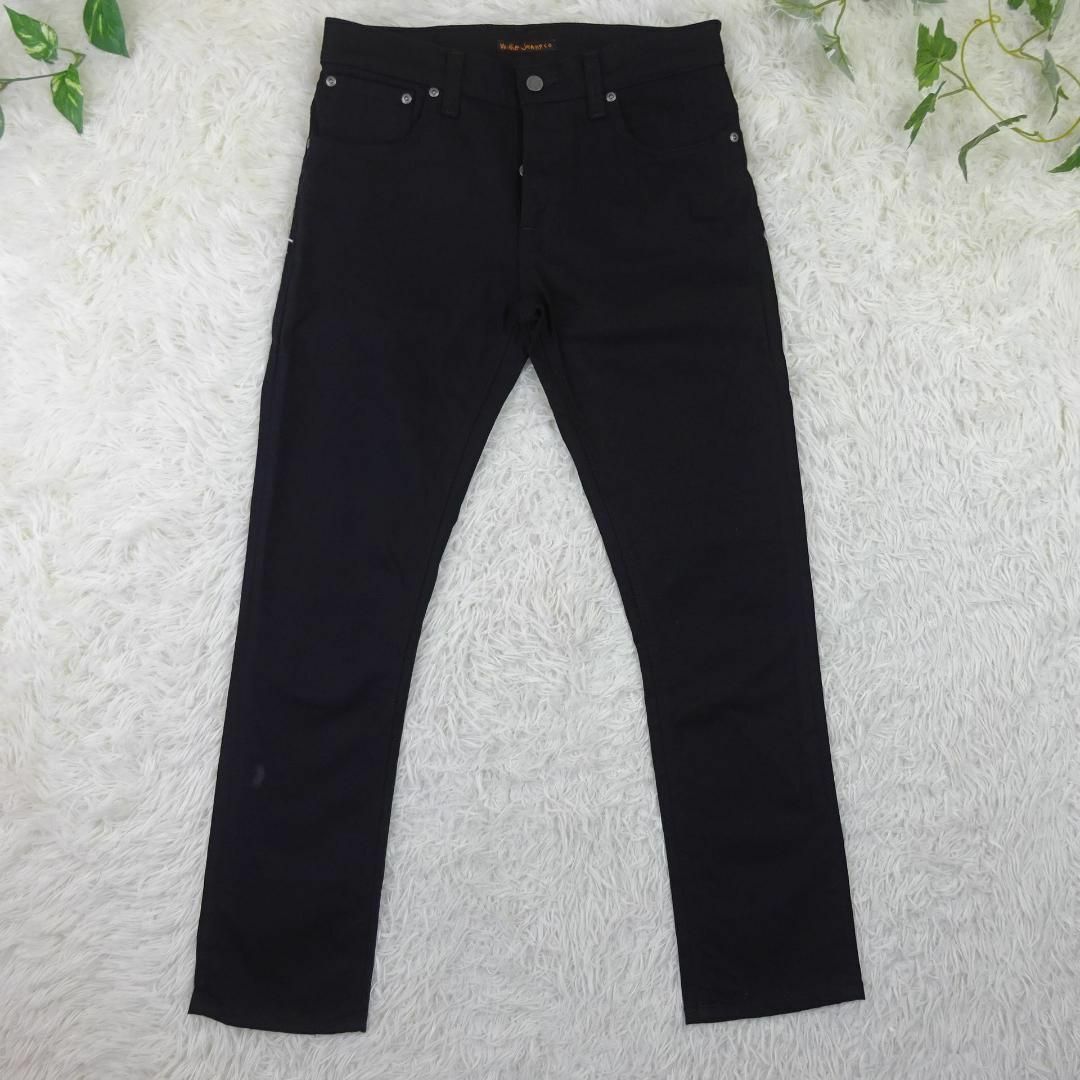 Nudie Jeans(ヌーディジーンズ)のヌーディージーンズ　Grim Tim　DRY EVER BLACK　W32 メンズのパンツ(デニム/ジーンズ)の商品写真