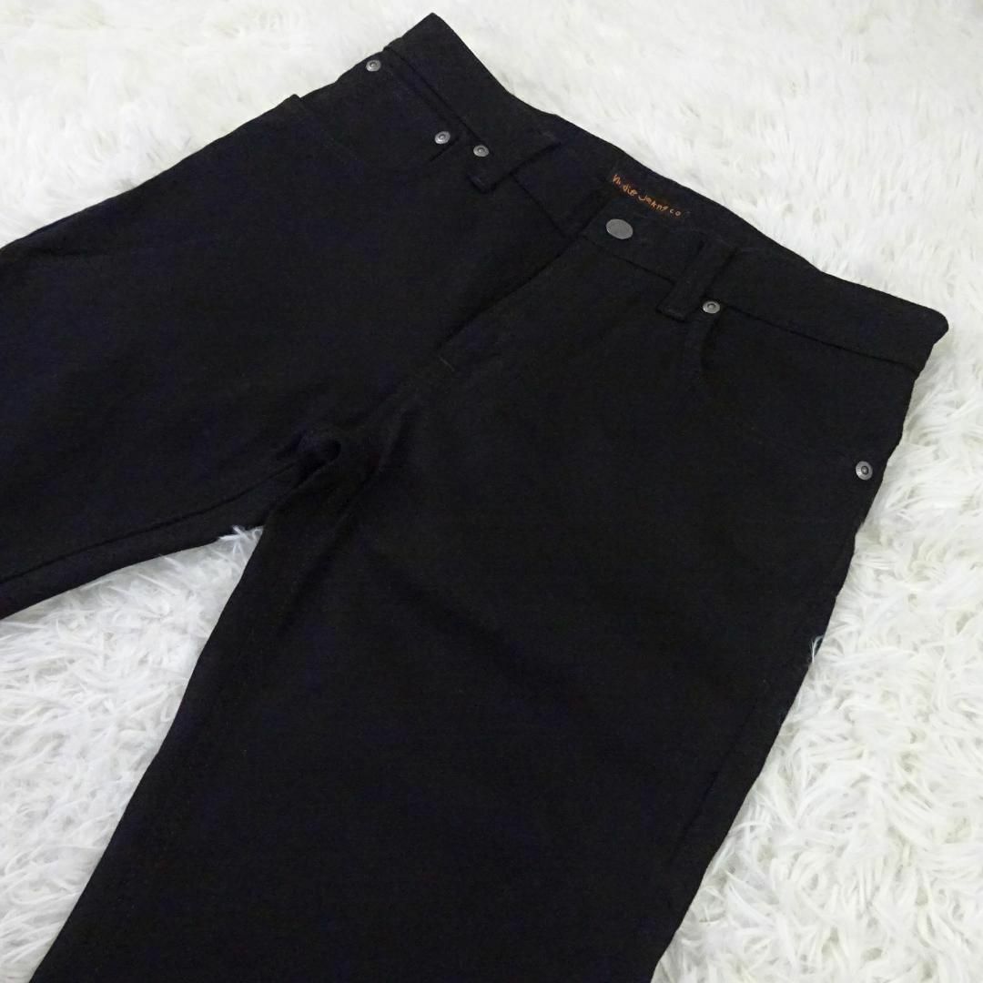 Nudie Jeans(ヌーディジーンズ)のヌーディージーンズ　Grim Tim　DRY EVER BLACK　W32 メンズのパンツ(デニム/ジーンズ)の商品写真