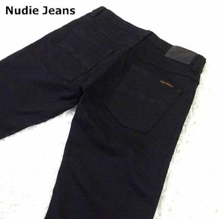 Nudie Jeans - ヌーディージーンズ　Grim Tim　DRY EVER BLACK　W32