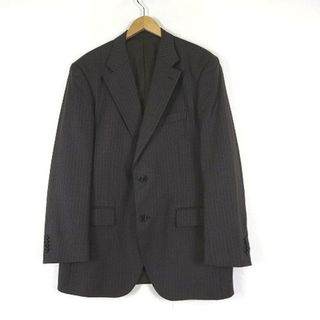 エルメネジルドゼニア(Ermenegildo Zegna)のエルメネジルドゼニア ジャケット テーラード ストライプ シングル ウール XL(テーラードジャケット)