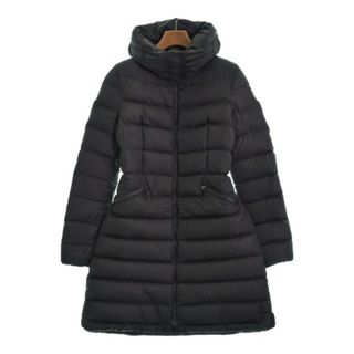 モンクレール(MONCLER)のMONCLER モンクレール ダウンコート 0(XS位) グレー 【古着】【中古】(ダウンコート)