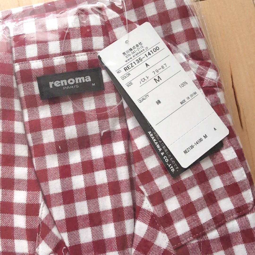 RENOMA(レノマ)のレノマ　renoma　レディースパジャマ　ギンガムチェック　Ｍサイズ レディースのルームウェア/パジャマ(パジャマ)の商品写真