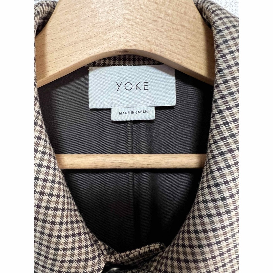 YOKE(ヨーク)のYOKE ヨーク 19AW 3WAY BAL COLLAR SHARE COAT メンズのジャケット/アウター(ステンカラーコート)の商品写真