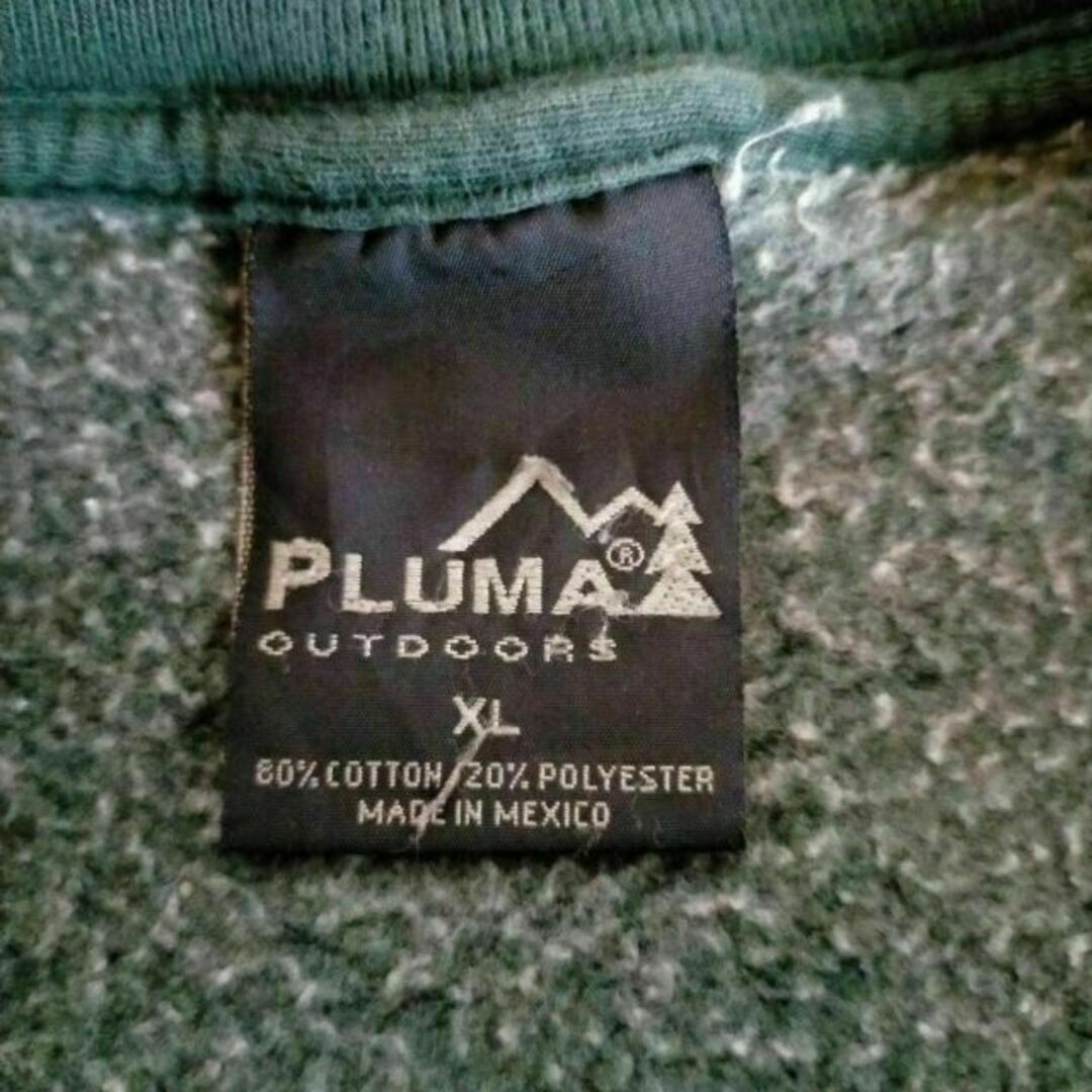 53b メキシコ製 PLUMA スウェット トレーナー 裏起毛 肉厚 無地 メンズのトップス(スウェット)の商品写真