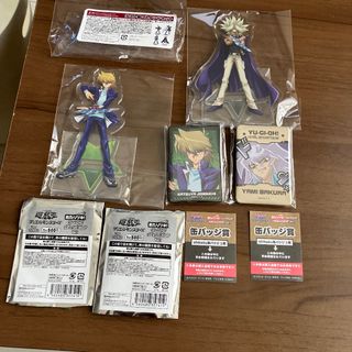 ユウギオウ(遊戯王)の缶バッジ闇マリク城之内克也ラストワン新品未使用アクリルスタンド遊戯王ラスト賞(キャラクターグッズ)