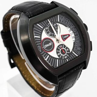 ドルチェアンドガッバーナ(DOLCE&GABBANA)の《人気》Dolce & Gabbana 腕時計 ブラック クロノグラフ デイトh(腕時計(アナログ))