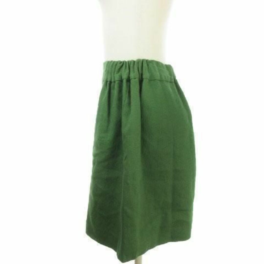 DEUXIEME CLASSE(ドゥーズィエムクラス)のドゥーズィエムクラス 台形スカート ミニ 38 緑 210129IK13A レディースのスカート(ミニスカート)の商品写真