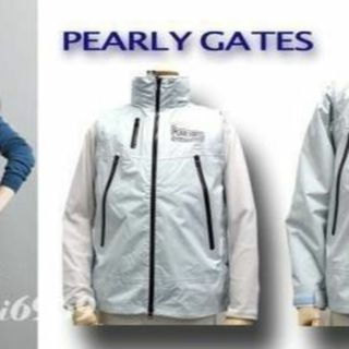 パーリーゲイツ(PEARLY GATES)のパーリーゲイツ★５WAYレイヤーブルゾンSサイズ★ライトブルー 薄水色★フリース(ウエア)