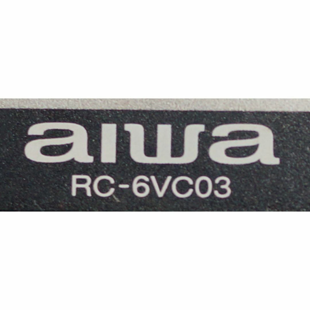 aiwa(アイワ)のアイワ AIWA ビデオ リモコン RC-6VC03 ( #5458 ) スマホ/家電/カメラのテレビ/映像機器(その他)の商品写真