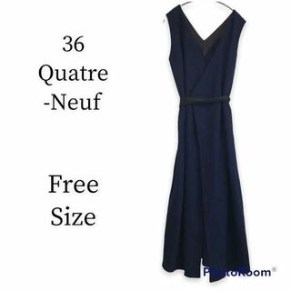カトルナフ(36Quatre-Neuf)の36 Quatre-Neuf ラップ ワンピース ドレス おしゃれ 249(ロングワンピース/マキシワンピース)