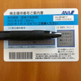 エーエヌエー(ゼンニッポンクウユ)(ANA(全日本空輸))のANA 株主優待　1枚　全日空　航空券割引　出張　春休み　ゴールデンウィーク (その他)