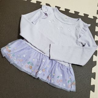 シマムラ(しまむら)の子供服　女の子　トップス　レース　120cm(Tシャツ/カットソー)