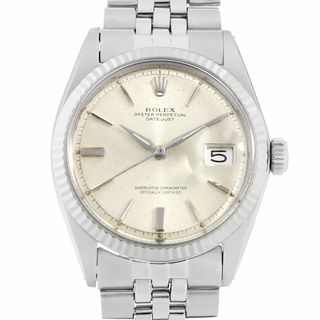 ロレックス(ROLEX)のロレックス デイトジャスト 1601 シルバー バー 8番 メンズ アンティーク 腕時計(腕時計(アナログ))