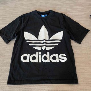 アディダス(adidas)のadidas originals Tシャツ ブラック ロゴ プリントTシャツ(Tシャツ(半袖/袖なし))