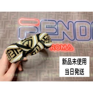 FENDI - 一点物! FENDI フェンディ  カチューシャ ライト ブラウン