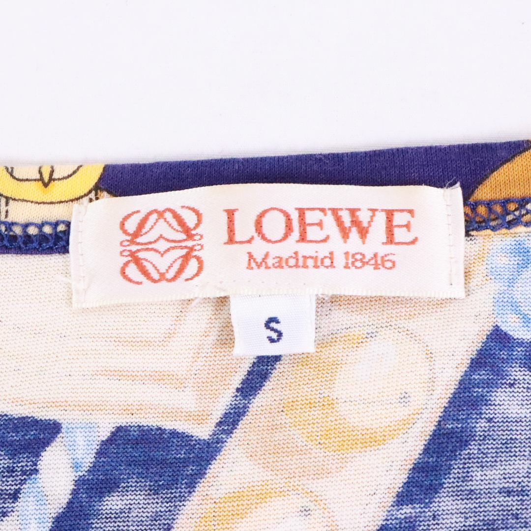 LOEWE(ロエベ)のLOEWE　ロエベ　Ｔシャツ　青　Ｓ レディースのトップス(Tシャツ(半袖/袖なし))の商品写真