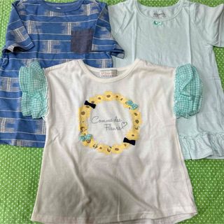 オールドネイビー(Old Navy)の【3点セット】サイズ110 女の子　半袖カットソー　Tシャツ　トップス(Tシャツ/カットソー)